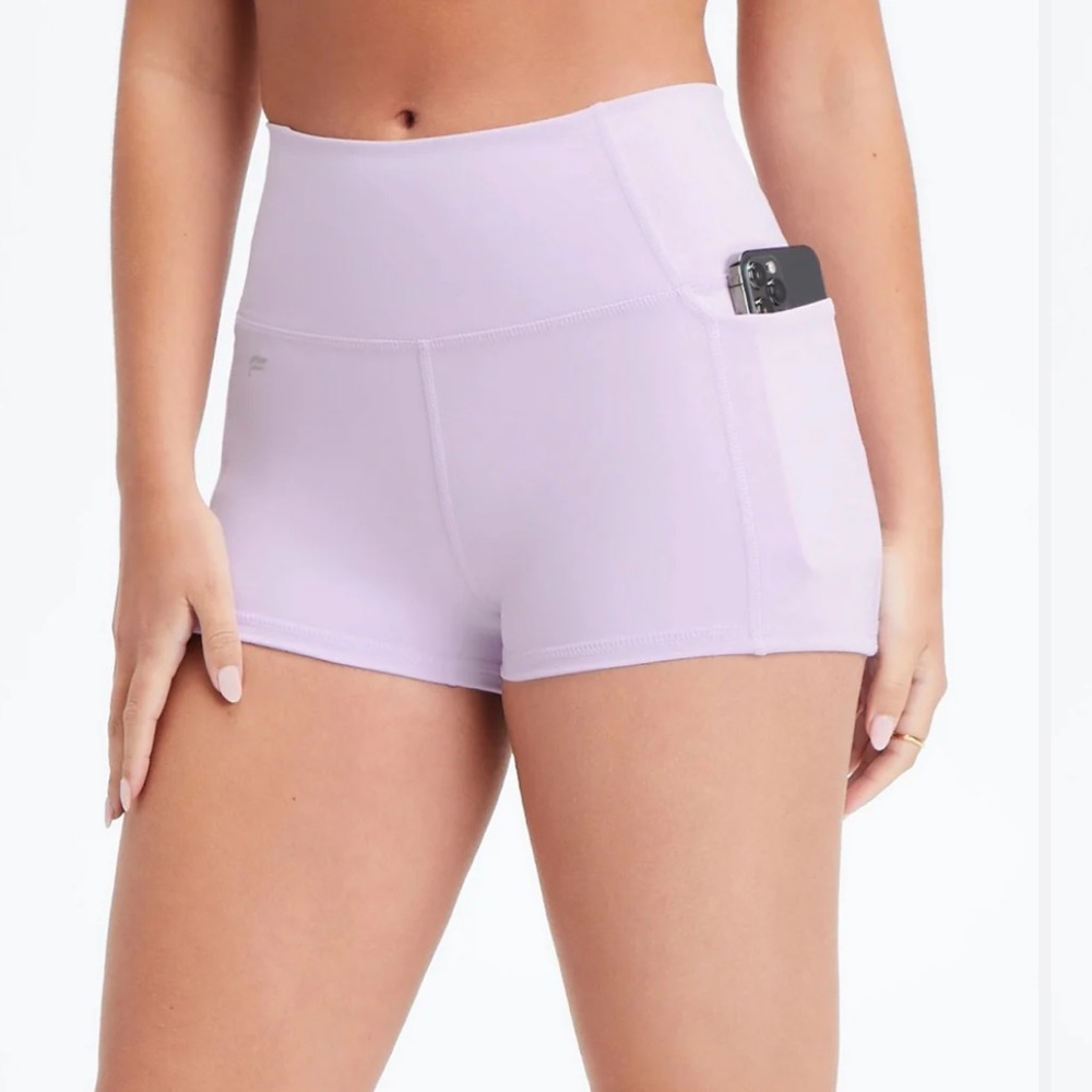 Fabletics Lavender Athletic Shorts